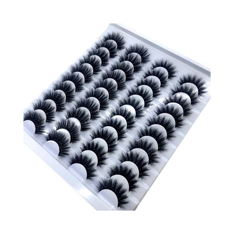 NEW 20 Pairs 8-25mm Fake Eyelashes 100 Mink Eyelashes Mink NEW 20 Pairs 8-25mm Fake Eyelashes 100 Mink Eyelashes Mink